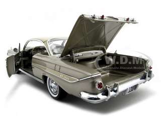 1961 CHEVROLET IMPALA HT DIECAST CAR 118 BEIGE 1OF1200  