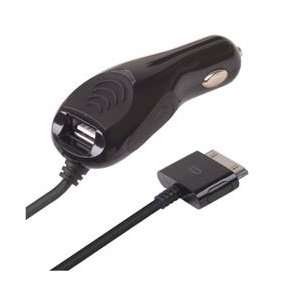   Vehicle Power Adapter for Apple iPhone 4 with USB, MFI   TES   314310