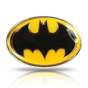    Batman Yellow Metal Auto Emblem, Official Licensed Automotive