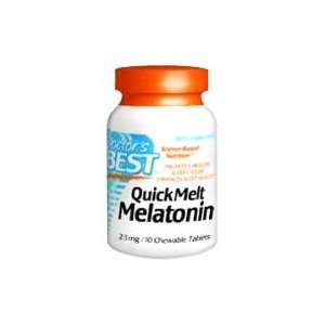  Quick Melt Melatonin 2.5mg   15 ct,(Doctors Best) Health 