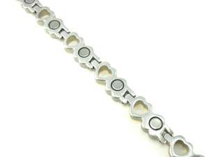 Womens Stainless Steel Magnetic Bracelet Variations  