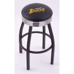  Anaheim Ducks 30 Single ring swivel bar stool with Black 