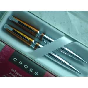  Cross 2011 Executive Sydney Orange Series Pen Pencil Set 