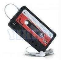 New Cassette Tape Silicone Case Cover iPhone 3G 3Gs Black  