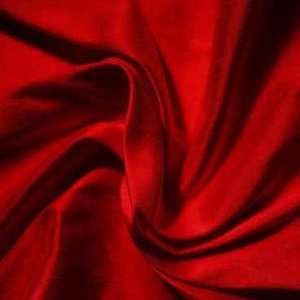 Silk Shantung Fabric Red