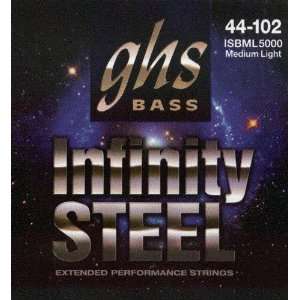  GHS Electric Bass Guitar Infinity Steel, .044   .102 