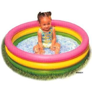  Three Ring Sunset Glow Inflatable Baby Pools Toys & Games