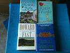 Lot of 4 Hard Cover authorsFields​, Flagg,Fast,Fei​st