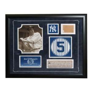 MLB Monument Park Brick Framed And Retired Number Joe Dimaggio Collage