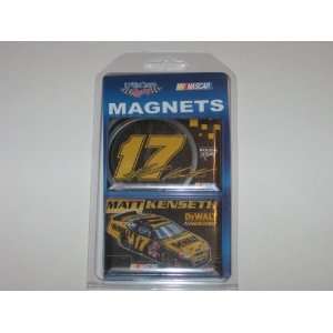  MATT KENSETH #17 Logo 2 Pack Metal Back MAGNET SET Sports 