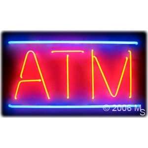 ATM  Neon Sign  Large 15 x 20  Grocery & Gourmet Food