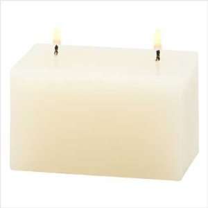 Ivory Vanilla Brick Candle   Style 39231 
