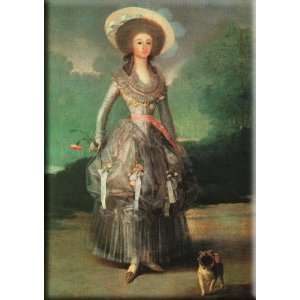  Marquesa de Pontejos 21x30 Streched Canvas Art by Goya 