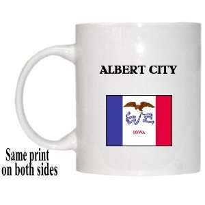    US State Flag   ALBERT CITY, Iowa (IA) Mug 
