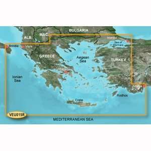    Garmin Veu015R Aegean Sea And Sea Of Marmara Bluechart G2 Software