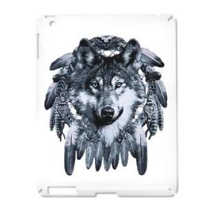  iPad 2 Case White of Wolf Dreamcatcher 