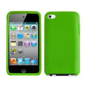  Premium Green Soft Gel Silicone Skin Case Cover for Apple iPod 