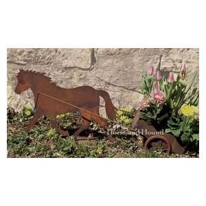  Iron Pony Cart Garden Planter