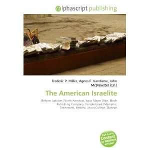  The American Israelite (9786132826305) Books