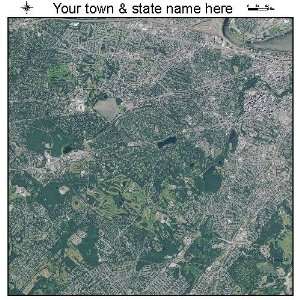   Photography Map of Brookline, Massachusetts 2010 MA 