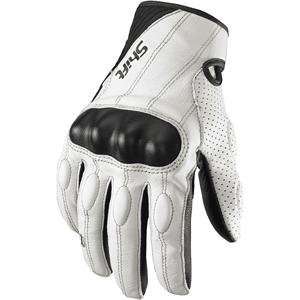  Shift Racing Womens Dynasty Gloves   Medium (9)/White 