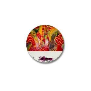  Flamenco, Art Mini Button by  Patio, Lawn 
