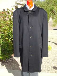 NWOT Loro Piana Navy Blue 100% Cashmere Coat ~ 44L  