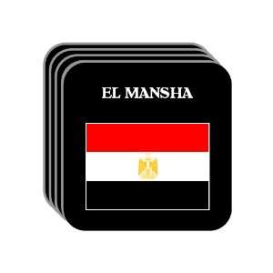  Egypt   EL MANSHA Set of 4 Mini Mousepad Coasters 