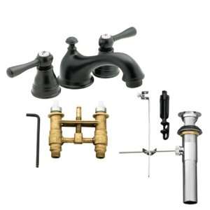 Moen T6103WR 9300 Kingsley Two Handle Low Arc Bathroom Faucet with 