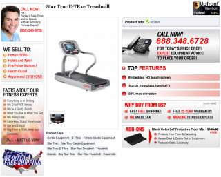 Star Trac E TRxe Treadmill   Brand New   Make Any Offer  