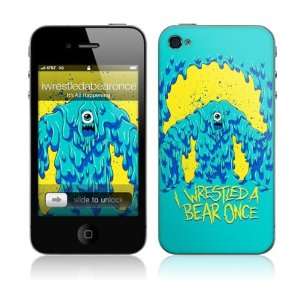   iPhone 4  iwrestledabearonce  Slime Monster Skin Electronics