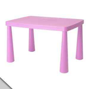  Småland Böna IKEA   MAMMUT Childrens table, light pink 