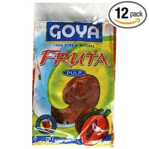 Goya Mamey Pulp, 14 Ounce Units (Pack of 12)  Grocery 