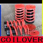 1993 1998 VW GOLF JETTA 3 MKIII MK3 COILOVER RED LOWERING SPRING W 