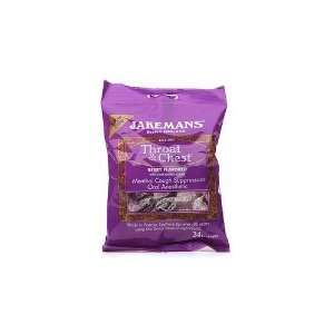  Jakemans Lozenge Throat and Chest, Berry   24 Ct, Pack of 