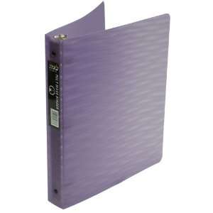  Purple 1 inch Wave Design Binder   Sold individually 