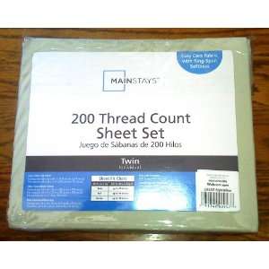  Mainstay Easy Care Sheet Set, Twin Individual