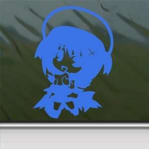  Magical Girl Lyrical Blue Decal Nanoha Window Blue Sticker 