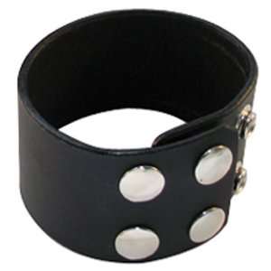  M2m Wristband, Leather, Latigo, Med/large, Black Health 