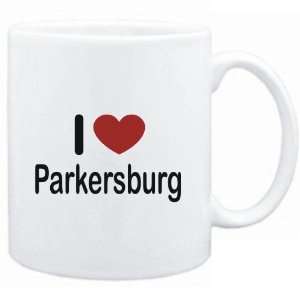  Mug White I LOVE Parkersburg  Usa Cities Sports 