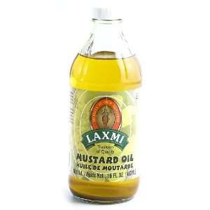 Laxmi Mustard Flavored Oil   16 oz Grocery & Gourmet Food