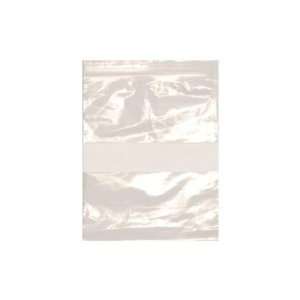  Clear Resealable Plastic Bags With White Block   8 X 10 