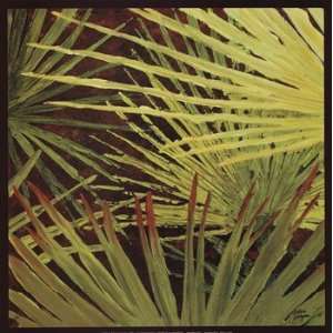  Three Palms, Panel A   Poster by Debra Jackson (19x19 
