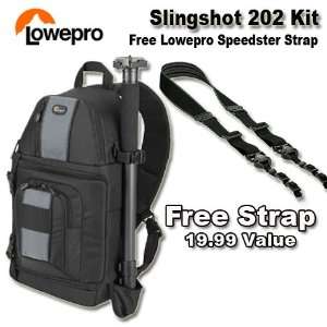  Lowepro Slingshot 202 AW Kit with Free Speedster Strap 