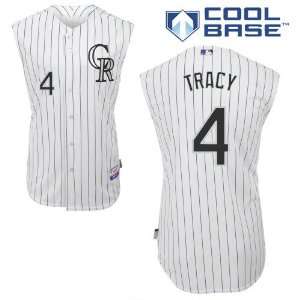 Jim Tracy Colorado Rockies Authentic Alternate Home Cool Base Jersey 