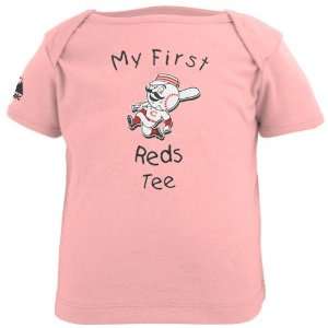 Majestic Cincinnati Reds Infant Girls Pink My First T 