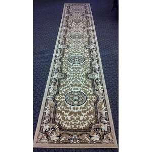  Traditional Long Rug Runner 32 In. X 15 Ft. 6 Inch Ivory 