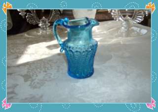 KANAWHA EAPG PATTERN BLUE PITCHER EXC COND & SHIPS FREE  