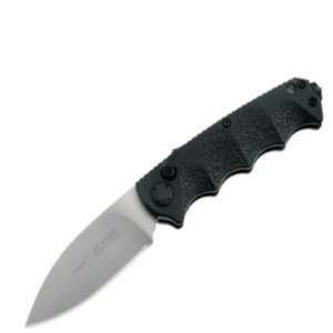   Lock Knife with Aluminum Finger Grooved Handles