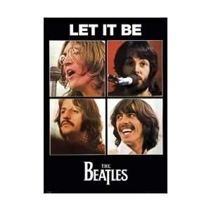  Music   Commercial Rock Posters Beatles   Let It Be 